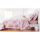 Misty Rose Shabby Chic Simply Comforter Sham Twin Set Pink Reversible New 490601300775