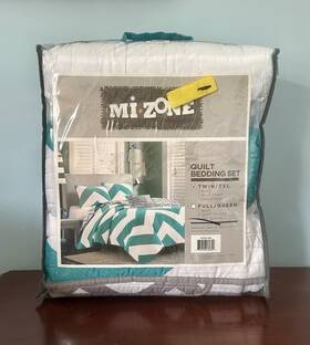 Mizone 675716439309 Mi Zone Reversible 3-pc. Twin/twin Xl Quilt Bedding Set