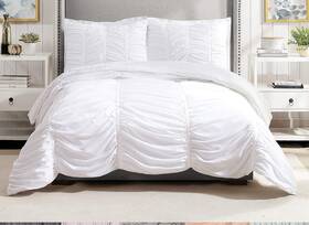 Modern Heirloom 041808938591 Emily Texture White 2-piece Comforter Set Twin/twin Xl