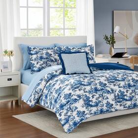 4bdstprtg-shy-qn Modern Threads 8-piece Queen Bed Set - Toile Print Ultra-soft Microfiber Includes Sheets 4bdstprtg-shy-qn Modern Threads 8-piece Queen Bed Set - Toile Print Ultra-soft Microfiber Includes Sheets