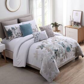 Modern Threads 645470205434 38ebjqcf-aln-kg 8-piece Comforter Set Alana King