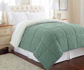 Modern Threads 645470279046 Down Alternative Microfiber Quilted Reversible Comforter And Duvet Insert - Sof