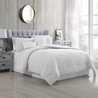 Modern Threads Kallan 5-piece Seersucker Comforter Set White King
