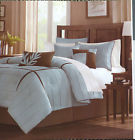Mp10-144 Park Pc 7 Comforter Microsuede Dune Blue Madison Set