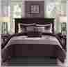Mp10-305 Madison Park King Size Comforter Bedroom Bedding Set Decor Home Design Beds Chic Stripes Warm 675716407469