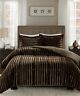 Mp10-3068 Madison Park Duke Faux Fur Reversible Comforter