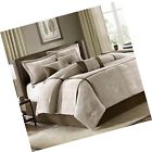 Mp10-314 Madison Park Dallas Piece Comforter Set King Taupe 773838074368