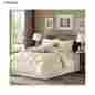 Mp10-433 Madison Park King Size Comforter Ivory Bedding Set 7 Piece Bedroom Decor Home Pleated Quilts 675716455316