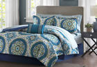 Mpe10-055 Madison Park Queen Size Teal
