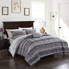 Ms17-d4-011-076 Ms Giselle Complete Comforter Set Reversible Beautiful Elegant Twin Full