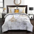 Ms17-d4-011-121 Mb Paris Voyager Complete Comforter Set Size France 784857761863