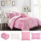 Ms17-d4-011-141 Mainstays Girls Bedding Set Bed In Bag Pink Flowers Comforter