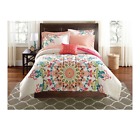 Ms34-001-009-19 Mainstays Medallion Bed-in-a-bag Bedding 734059858069