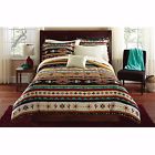 Ms44-001-010-05 Southwest Kokopelli Complete Comforter Set Full Pcs Native Reversible Tribal