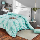 Ms5801030822-11 Mainstays Xl Comforter Circle Ruched Microfiber Dorm Bedding Blanket Bedspread