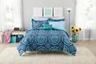 Ms5836130739-01 Msb Boho Chic Medallion Complete Comforter Set Full Queen Reversible