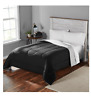 Ms5901030822-44 Solid Comforter New Black Silver King Size Microfiber Reversible Soft