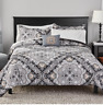 Ms9744409622-59 Mainstays New Piece Black Paisley King Size Comforter 675716966096