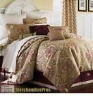 Msrp Pc 92x96 Sullivan 4 Linens Comforter 726.00 Waterford Queen Set
