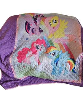Ca45287 My Little Pony 2017 Hasbro The Movie Quilt/sham Full-twin 86x73 Polyester