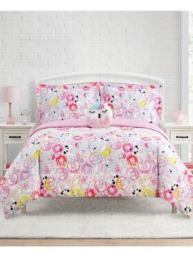 My Tex 847636044172 Pink Novelty Print All Seasons Twin Comforter