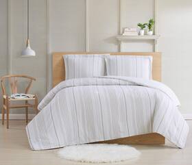 My World 783048109996 Cottage Classics 3-piece Farmhouse Style Comforter And Sham Set Warm Hearth V