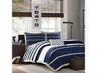 Mz10-084 Mi Zone Nib Garrett Block Stripe Comforter Set 675716439286