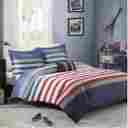 Mz10-099 Mi-zone Stripe Mi Zone 4 Piece Printed Microfiber Comforter Bedding Set Full Queen Teen 675716592097