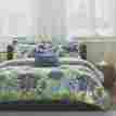 Mz10-139 Mi-zone Mizone Jayna 4 Piece Comforter Set Full Queen Blue New 675716483647