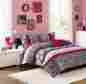 Mz10-227 Mi-zone Cute Queen Comforter Set Teen Girls Zebra Print Bedding Full Size Shams Pillow 675716534714