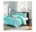 Mz10-286 Home Essence Apartment Haley Comforter Set Machine Washable Full Queen Blue