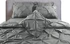 N-a Utopia Bedding Piece Pintuck Set Queen Brushed Microfiber 817706028302