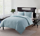 N11-3cs-fuqu-in-blue1 N11 Vcny Home Nina Embossed Comforter Set
