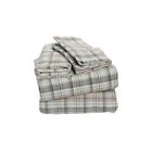 Na Eddie Bauer Flannel Sheet Set Shirting Plaid 826510175188