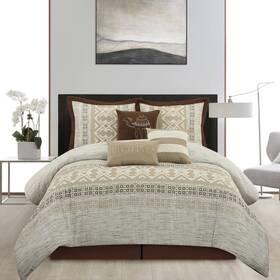 Nanshing 810069483511 Desert 7 Piece Style Comforter Set