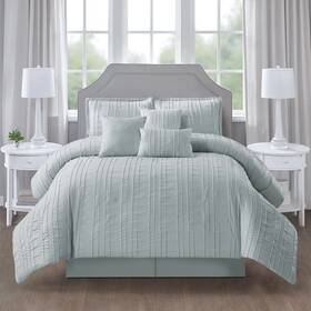 Nanshing 810157410825 Dakota Clipped Stripes Comforter Set S42n9ph00d7d7jelbcaboqstd8mu7mbs
