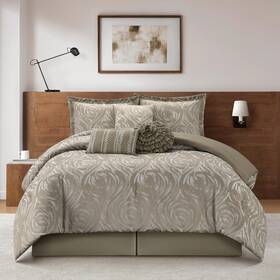 Nanshing 810184884750 Sasha 7 Piece Luxury Glam Comforter Set