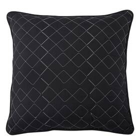 Nanshing 814740027704 Henry 7-piece Geometric Comforter Set Black/red California King
