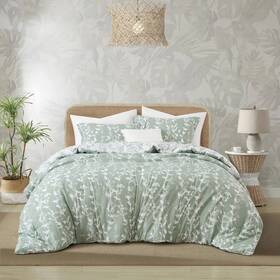 94719807 Nanshing 3pc Queen Marilla Comforter Set Green