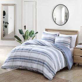 B08khw72tz Nautica - King Comforter Set Reversible Woven Bedding Matching Shams