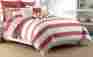 Nautica Coral Stripe Lawndale 3 Piece King Comforter Shams Set Coastal Beach 0883893288782