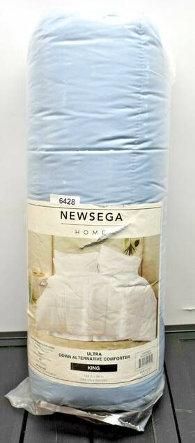 New Sega 819254025802 Home Ultra Down Alternative Comforter King Blue/light Blue