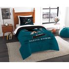 Nh4802 Nhl San Jose Sharks Draft Printed Comforter And Sham Bedroom