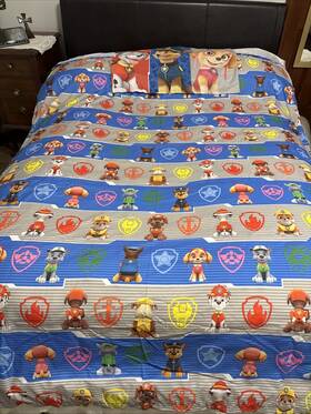Nickelodeon 073558778714 3-pc Paw Patrol Kids Comforter/top Sheet/pillowcase Set Never Used