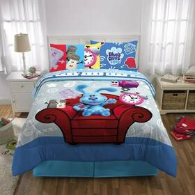 Nickelodeon 073558818748 Blues Clues And You Inch Lets Think Twin/full Comforter