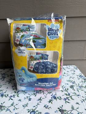 Nickelodeon 073558827511 New In Bag Blues Clues And You Full Reversible Comforter 76 X 86 Sku Eu