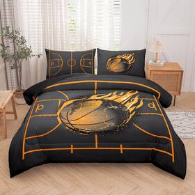 B0csmzygdn Ninenine Basketball Comforter Sports Bedding Sets For Boysqueen
