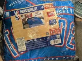 Northwest 087918690790 Oklahoma City Thunder Nba Twin Bedding Set 64 Inch X 86 Comforter Sham New