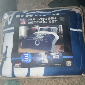 84946 Northwest 1nfl/84946/0162/ret Indianapolis Colts Full/queen 3 Piece Comforter Set Blue White