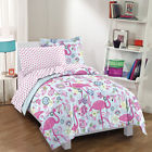 Not Provided Full Size Comforter Set Flamingo Birds Flowers Bedding 7 Piece Bed In Bag New 670739110822